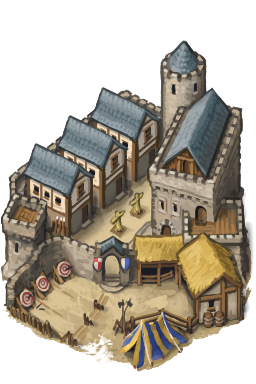 Hand-painted barracks